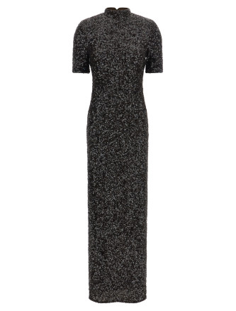 Макси көйлек ROTATE BIRGER CHRISTENSEN 'Sequins Maxi Slit'