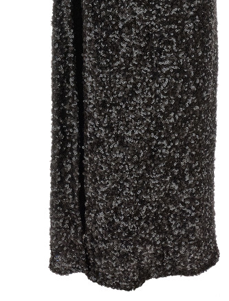 Платье макси ROTATE BIRGER CHRISTENSEN 'Sequins Maxi Slit' (11677216671667) #