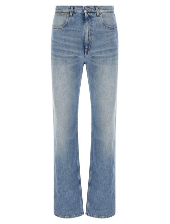 Джинсы GUCCI Light blue jeans delavé