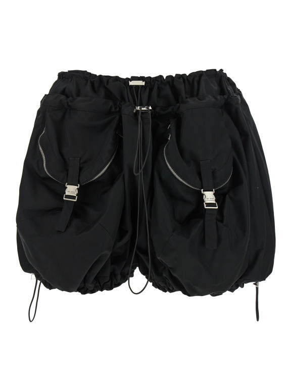 Шорты THE ATTICO Black utility shorts (261WCQ00020CCP111AA100) #1