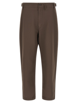 Brown tapered pants