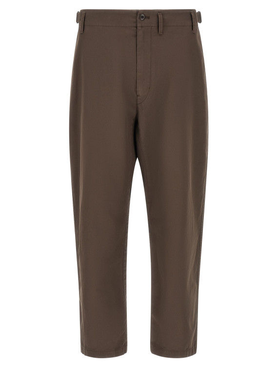 Брюки LEMAIRE Brown tapered pants (PA1342LF1452BR489) #1