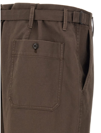 Брюки LEMAIRE Brown tapered pants (PA1342LF1452BR489) #