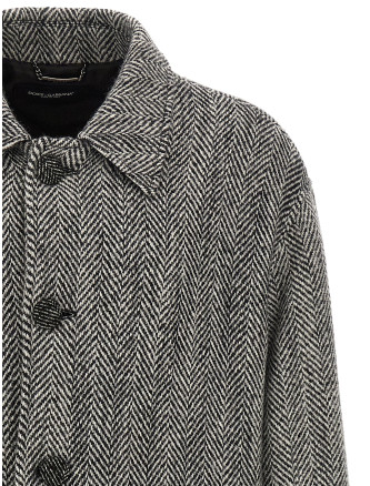 Пальто DOLCE&GABBANA 'Chevron' (G052VTFC3CXS8180) #