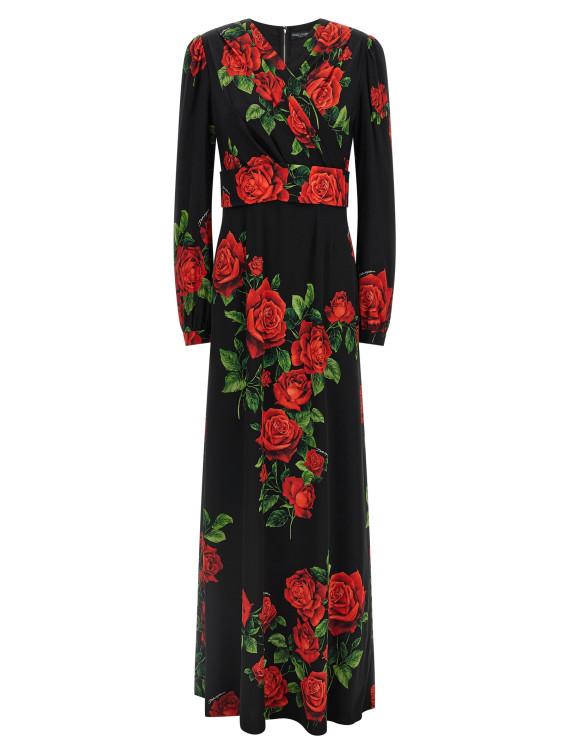 Платье макси DOLCE&GABBANA 'Rose' (F619GZFSA9RHN6EJ) #1