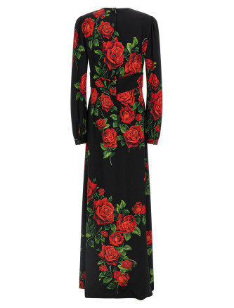 Платье макси DOLCE&GABBANA 'Rose' (F619GZFSA9RHN6EJ) #