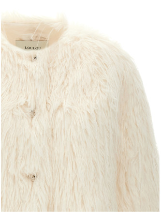 Шуба LOULOU DE SAISON 'Rowe' (ROWEIVORY) #