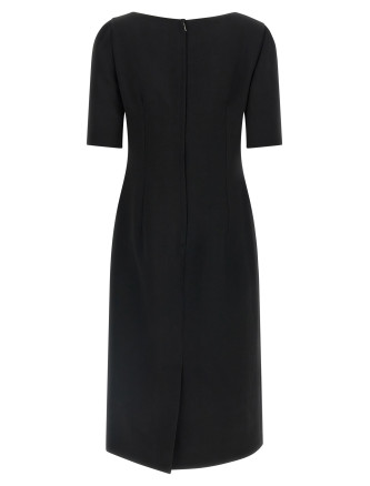 Платье миди DOLCE&GABBANA Double crêpe dress (F623GTFU2L8N0000) #
