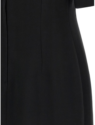 Платье миди DOLCE&GABBANA Double crêpe dress (F623GTFU2L8N0000) #