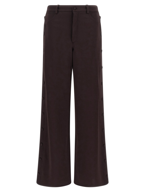 Брюки DI.LA3 PARI' Button pants (PF1MELANZANA) #1