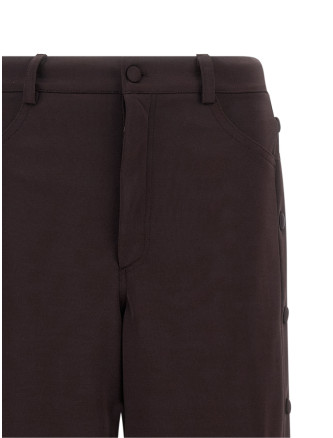 Брюки DI.LA3 PARI' Button pants (PF1MELANZANA) #