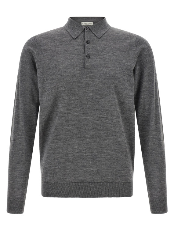 Поло LARMERI STUDIO Merino wool polo shirt (PR62248A11) #1