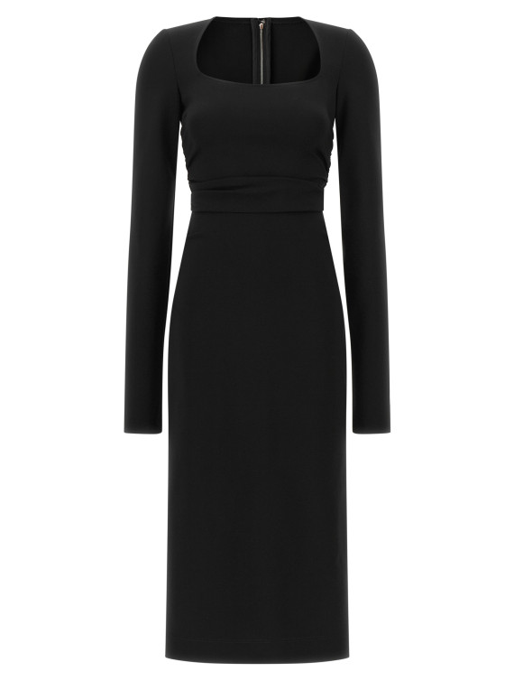 Платье миди DOLCE&GABBANA 'Identity' (F631XTFUGKFN0000) #1