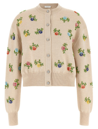 Кардиган PACO RABANNE Floral embroidery cardigan