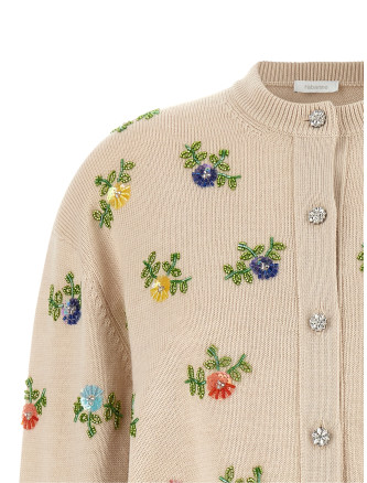 Кардиган PACO RABANNE Floral embroidery cardigan (26HMPU126ML0628P106) #