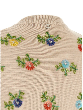 Кардиган PACO RABANNE Floral embroidery cardigan (26HMPU126ML0628P106) #