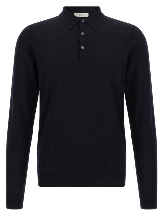 Поло LARMERI STUDIO Merino wool polo shirt