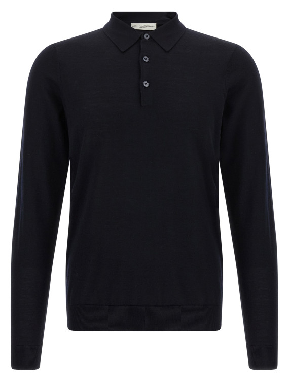 Поло LARMERI STUDIO Merino wool polo shirt (PR62248A23) #1