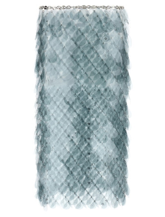 Юбка PACO RABANNE Bilics fabric skirt