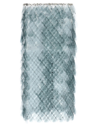 Юбка PACO RABANNE Bilics fabric skirt (26HIJU239PS0676P419) #