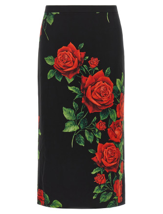 Юбка миди DOLCE&GABBANA 'Rose'