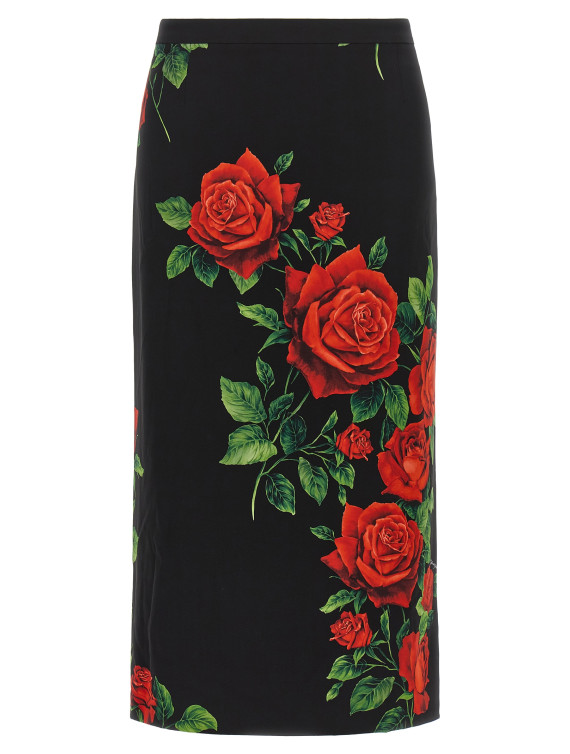 Юбка миди DOLCE&GABBANA 'Rose' (F4CSJTFSA9RHN6EJ) #1