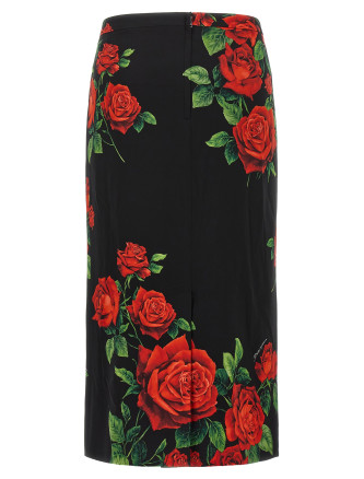 Юбка миди DOLCE&GABBANA 'Rose' (F4CSJTFSA9RHN6EJ) #