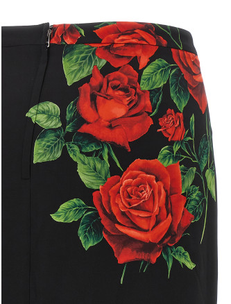 Юбка миди DOLCE&GABBANA 'Rose' (F4CSJTFSA9RHN6EJ) #