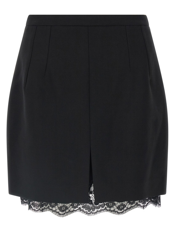 Мини-юбка DOLCE&GABBANA Double crêpe wool skirt (F4BS7TFU2L8N0000) #1