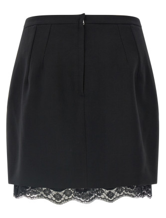 Мини-юбка DOLCE&GABBANA Double crêpe wool skirt (F4BS7TFU2L8N0000) #