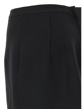 Мини-юбка DOLCE&GABBANA Double crêpe wool skirt (F4BS7TFU2L8N0000) #