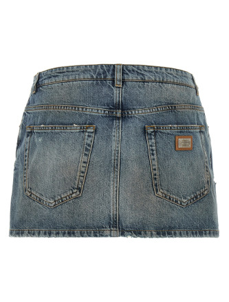 Мини-юбка DOLCE&GABBANA Embroidery skirt (F4C2TZG8PG5S9001) #