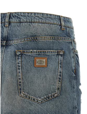 Мини-юбка DOLCE&GABBANA Embroidery skirt (F4C2TZG8PG5S9001) #