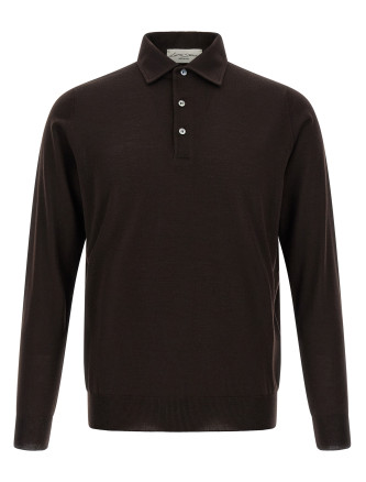 Поло LARMERI STUDIO Knitted polo shirt