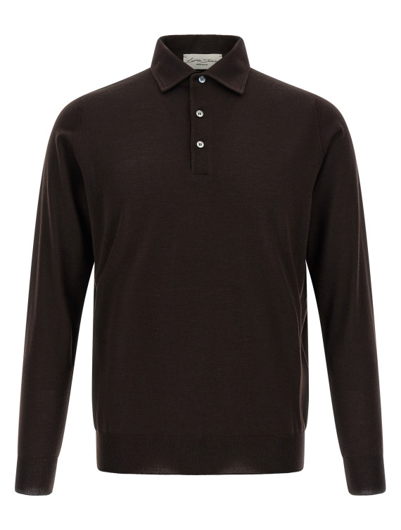 Поло LARMERI STUDIO Knitted polo shirt (PL1MLPARRM16R289) #1