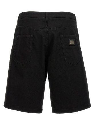 Шорты DOLCE&GABBANA Stretch denim bermuda shorts (GWNXADG8GW6S9001) #