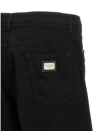 Шорты DOLCE&GABBANA Stretch denim bermuda shorts (GWNXADG8GW6S9001) #