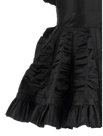 Мини-платье GIOVANNI BEDIN Black ruffle dress (GBW26512SNERO) #