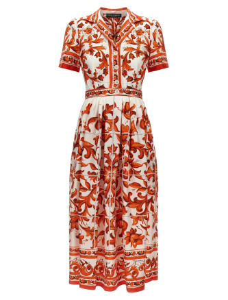 'Maiolica' print dress