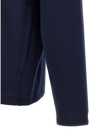 Худи LACOSTE Blue interlock hoodie (SH0152166) #