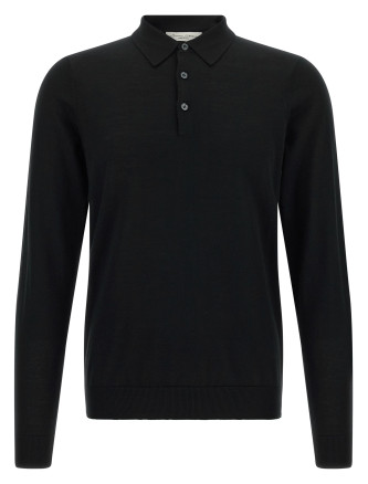 Поло LARMERI STUDIO Merino wool polo shirt