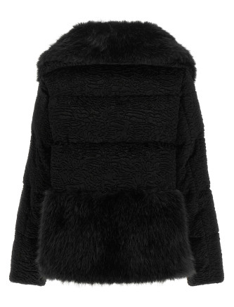 Шуба HERNO Black Astrakhan effect jacket (PI002320D129539300) #