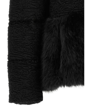 Шуба HERNO Black Astrakhan effect jacket (PI002320D129539300) #