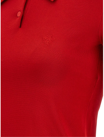 Футболка GUCCI Red silk knit polo shirt (A000OUXKFTY6036) #