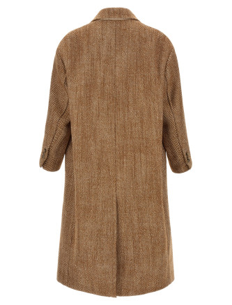 Пальто AMI PARIS Herringbone coat (HCO458WV0214A255) #