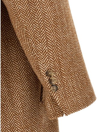 Пальто AMI PARIS Herringbone coat (HCO458WV0214A255) #