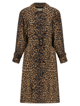 Тренч SAINT LAURENT Double-breasted trench coat