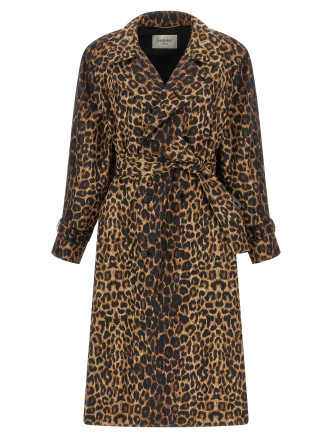 Тренч SAINT LAURENT Double-breasted trench coat (870715Y9J029665) #