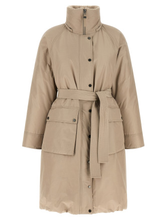 Пуховик BRUNELLO CUCINELLI Beige long down jacket (MH5259529C030) #
