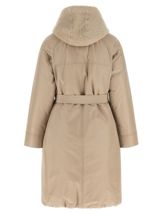 Пуховик BRUNELLO CUCINELLI Beige long down jacket (MH5259529C030) #